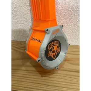 Nerf N Strike Elite 25 Max Round Ammo Drum Magazine Replacement Dart Clip Orange